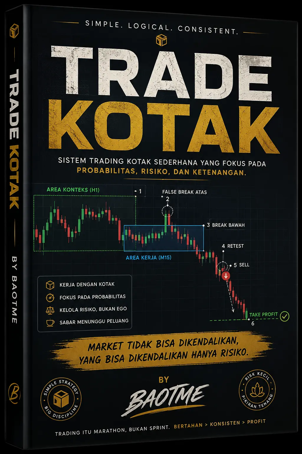 Buku Trade Kotak Mockup